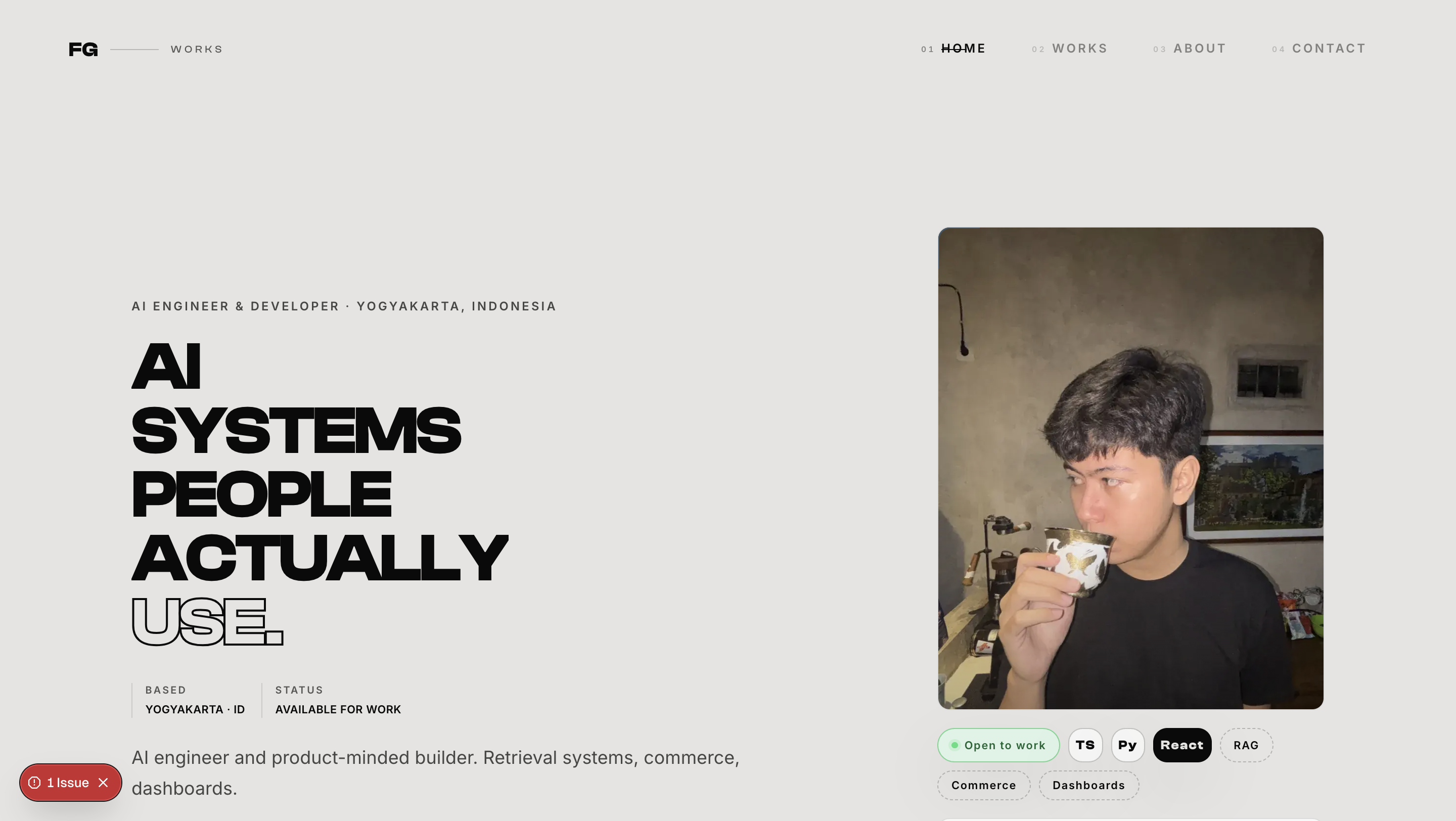 Portfolio System preview